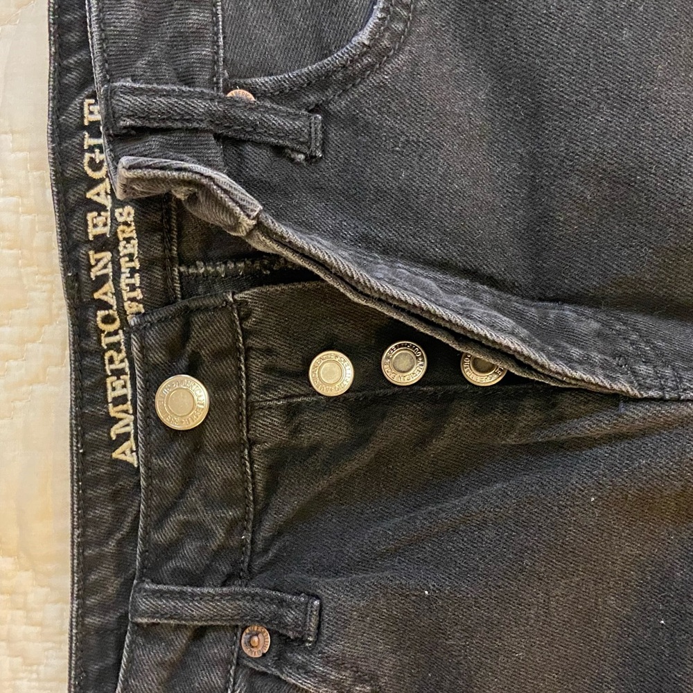 AMERICAN EAGLE Black Denim Skirt - Picture 2 of 5